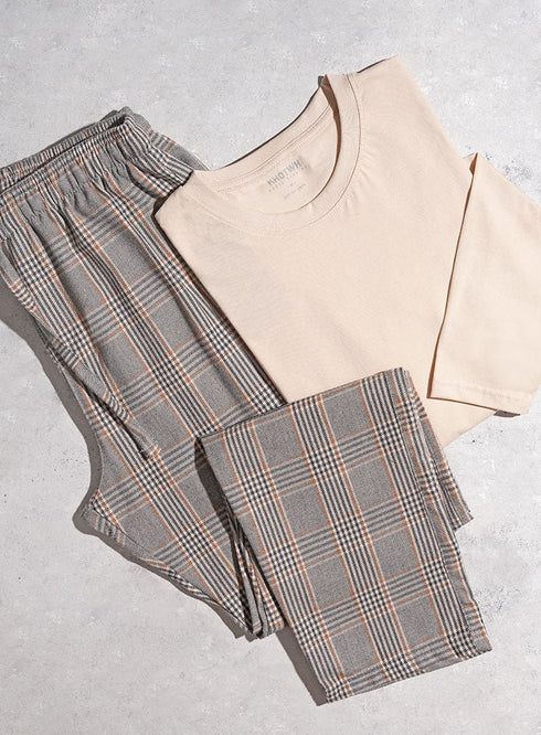 Beige Long - sleeve(M) - Khotwh